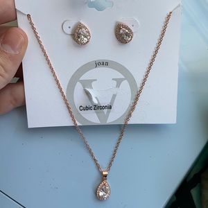 Rose Gold Jewelry Set